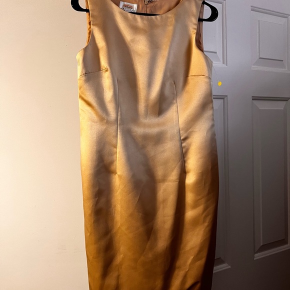 Talbots satin dress. Perfect for a wedding or special occasion. - Picture 2 of 2